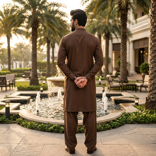 Coffee Brown Wash & Wear – Premium Plus | DOF-W-22