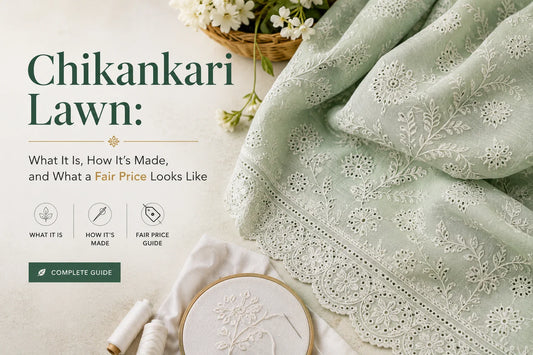 Chikankari Lawn: What It Is, How It's Made, and What a Fair Price Looks Like