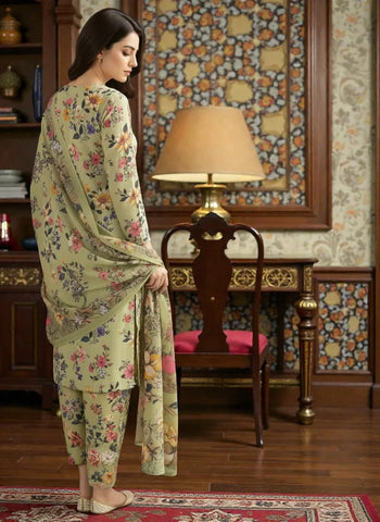 3 Piece - Printed Lawn Suit