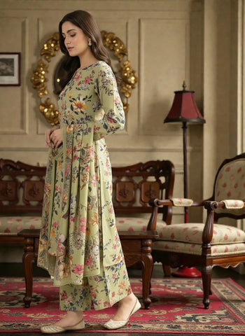 3 Piece - Printed Lawn Suit