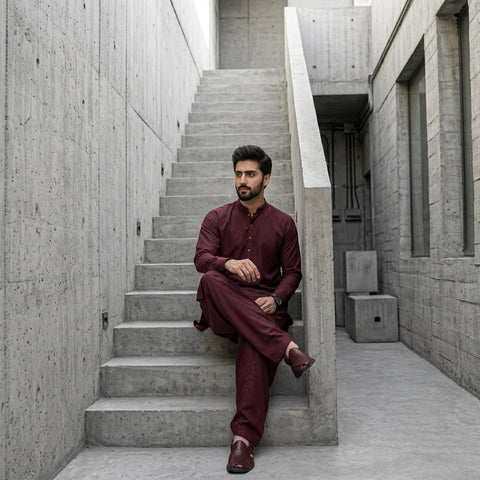 Burgundy Wash & Wear – Premium Plus | DOF-W-08