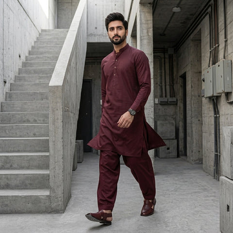 Burgundy Wash & Wear – Premium Plus | DOF-W-08