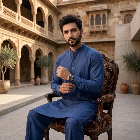 Royal Blue Wash & Wear – Premium Plus | DOF-W-10