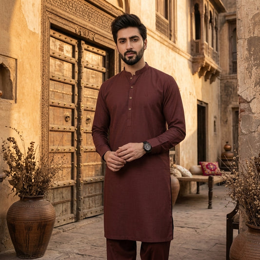 Maroon Wash & Wear – Premium Plus | DOF-W-12