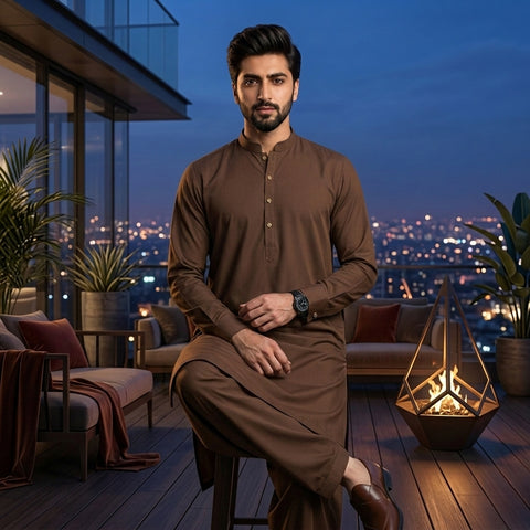 Chocolate Brown Wash & Wear – Premium Plus | DOF-W-14