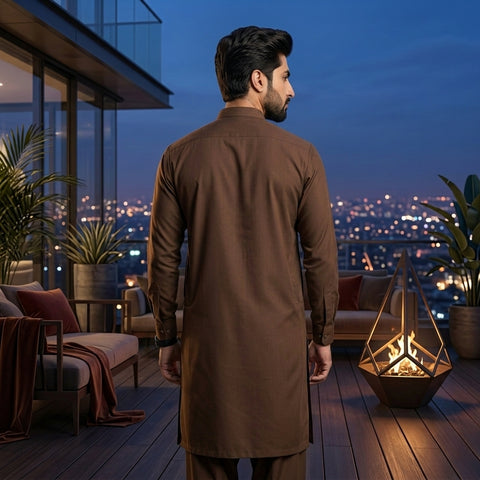 Chocolate Brown Wash & Wear – Premium Plus | DOF-W-14