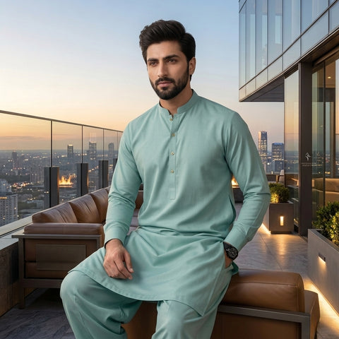 Seafoam Green Wash & Wear – Premium Plus | DOF-W-15
