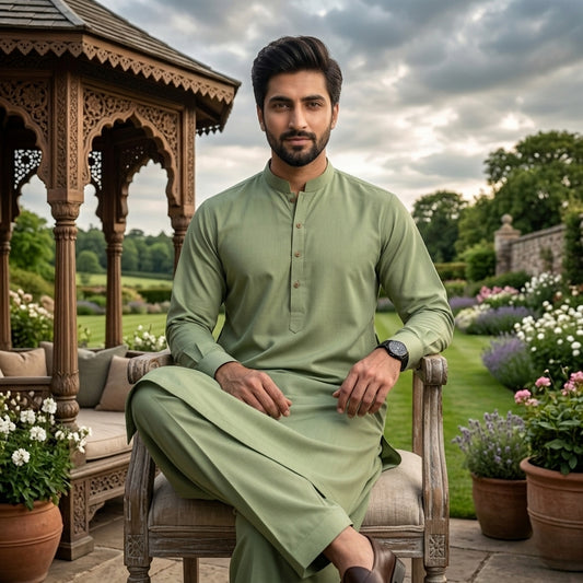 Sage Green Wash & Wear – Premium Plus | DOF-W-17