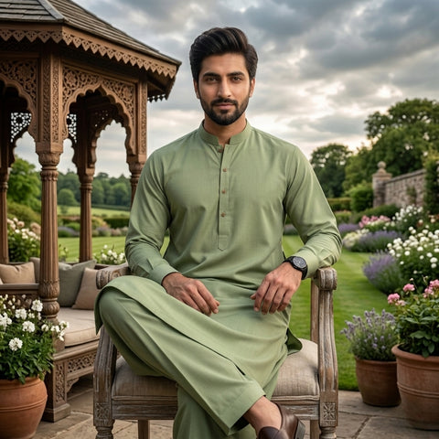Sage Green Wash & Wear – Premium Plus | DOF-W-17
