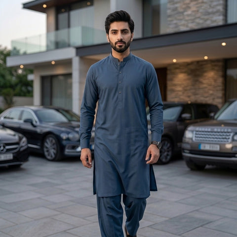 Steel Blue Wash & Wear – Premium Plus | DOF-W-20