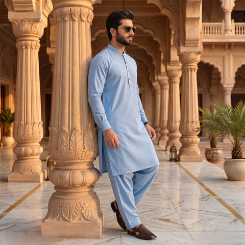 Light Sky Blue Wash & Wear – Premium Plus | DOF-W-24