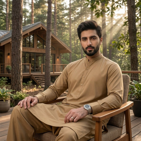 Camel Beige Wash & Wear – Premium Plus | DOF-W-33
