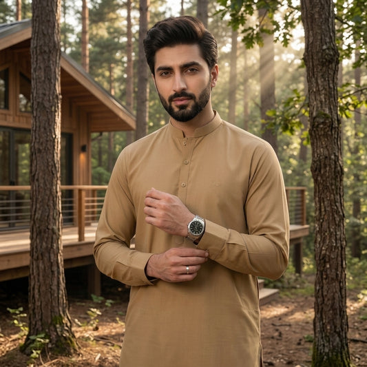 Camel Beige Wash & Wear – Premium Plus | DOF-W-33