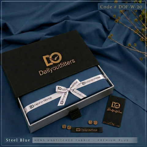 Steel Blue Wash & Wear – Premium Plus | DOF-W-20