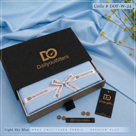 Light Sky Blue Wash & Wear – Premium Plus | DOF-W-24