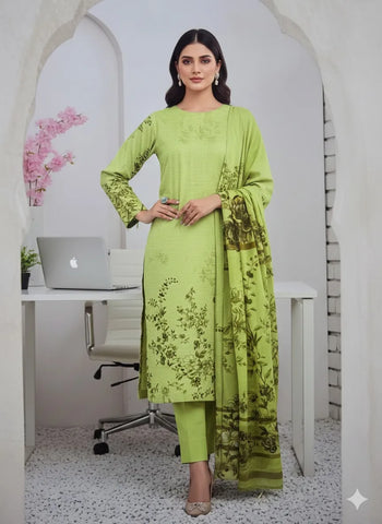 3 Piece - Printed Lawn Suit