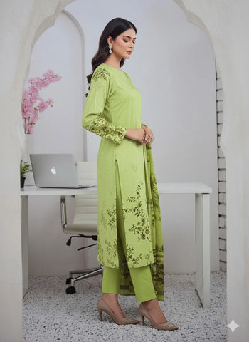 3 Piece - Printed Lawn Suit