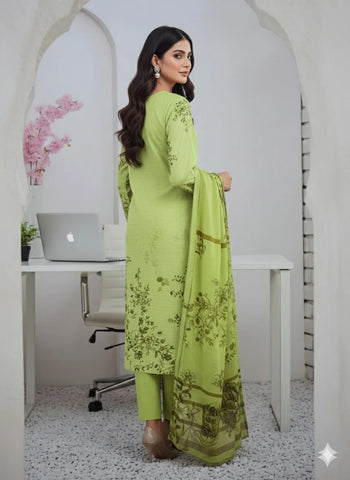3 Piece - Printed Lawn Suit