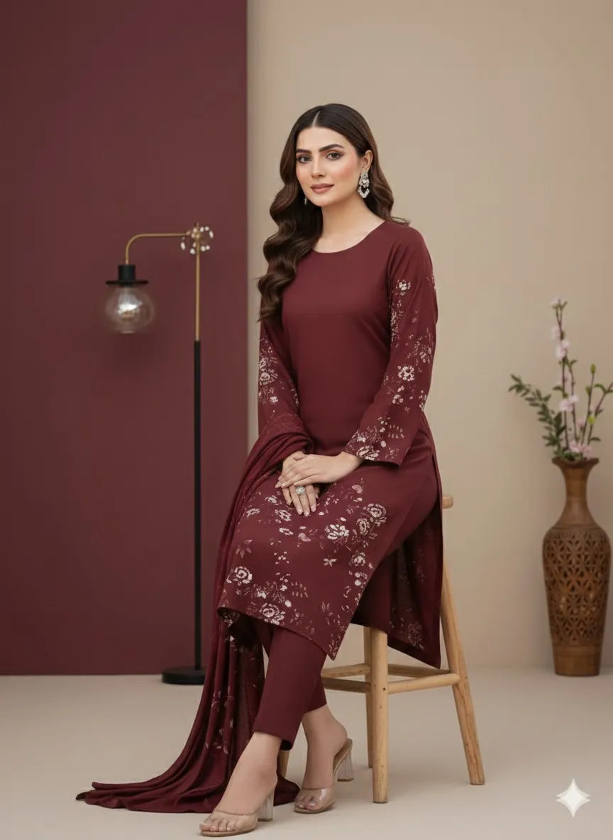 3 Piece - Printed Lawn Suit