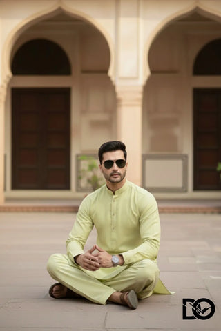Men's Pistachio Green Shalwar
