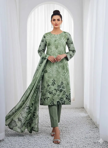3 Piece - Printed Lawn Suit