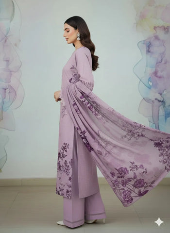 3 Piece - Printed Lawn Suit