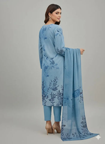 3 Piece - Printed Lawn Suit